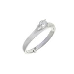 Δαχτυλίδι Μονόπετρο με Διαμάντι 0,30 Ct , F , VS 